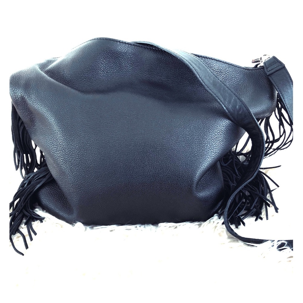 Rebecca Minkoff Black Hobo -Clark. W/ duster!